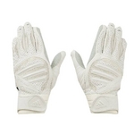 高校野球ルール対応モデル♪ adidas（アディダス） バッティング手袋 adidas Professional 両手用 ホワイト×ホワイト S(22-23)