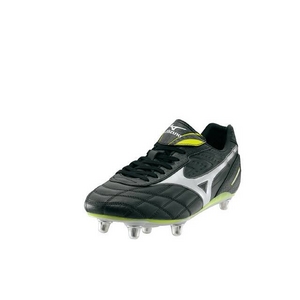 MIZUNO（ミズノ） WAVE SAMURAI FS（ウェーブサムライFS） ラグビーシューズ ブラック×シルバー 14KR95003 28.5cm