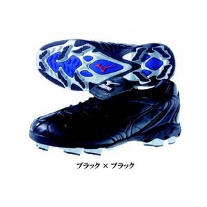 MIZUNO（ミズノ） ポイントスパイク ウエーブフランチャイズチーム ブラック×ブラック 19.0cm