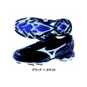 MIZUNO（ミズノ） ポイントスパイク ウエーブフランチャイズチーム ブラック×ホワイト 19.0cm