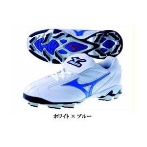 MIZUNO（ミズノ） ポイントスパイク ウエーブフランチャイズチーム ホワイト×ブルー 19.0cm