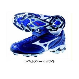 MIZUNO（ミズノ） ポイントスパイク ウエーブフランチャイズチーム ロイヤルブルー×ホワイト 19.0cm