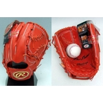 ★08年モデル★ RAWLINGS（ローリングス） 硬式用グローブ プロ選手のテクノロジーをアマチュアに!!! 『プロプリモシリーズ』 投手用 サイズ10 Rオレンジ 右投げ用