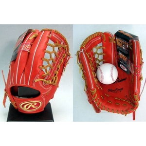 ★08年モデル★ RAWLINGS（ローリングス） 硬式用グローブ プロ選手のテクノロジーをアマチュアに!!! 『プロプリモシリーズ』 Rオレンジ×ライトブラウン 右投げ用 