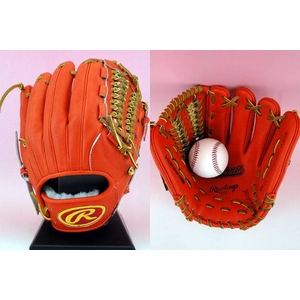 RAWLINGS（ローリングス） 硬式用グローブ Greinner 内野手用 オレンジ×ライトブラウン 右投げ用