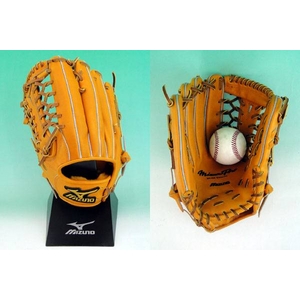 【2010年商品】 MIZUNOPRO（ミズノプロ） バイオソウルテクノロジーファインセレクション 外野手用 オレンジ 左投用