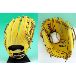 【2010年商品】 Wilson（ウィルソン） 硬式グローブ『Pro STAFF』 内野手用 Lタン 右投用 【WTAHGP57L】