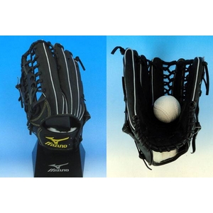 MIZUNOPRO（ミズノプロ） 一般軟式グローブ 『バイオソールテクノロジー』 外野用 サイズ15 2gn-48307-09-h ブラック(09) 右投げ用