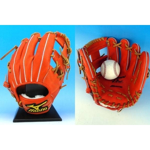 2010年モデル MIZUNOPRO（ミズノプロ） 硬式グローブ 井端モデル2 内野手用 2gw18056-5249 Sオレンジ×コルク(5249) 右投げ用