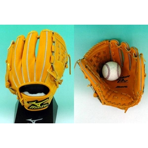 2010年モデル MIZUNOPRO（ミズノプロ） 硬式グローブ 宮本モデル 内野手用 2gw18057-54 オレンジ(54) 右投げ用