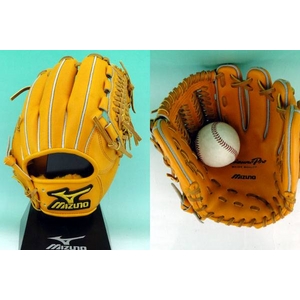 2010年モデル MIZUNOPRO（ミズノプロ） 硬式用グローブ 内野手用 オレンジ(54) 右投げ用