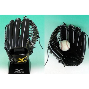 2010年モデル MIZUNOPRO（ミズノプロ） 硬式グローブ 亀井モデル 外野手用 2gw-18058-09 ブラック(09) 右投げ用