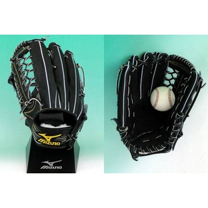 2010年モデル MIZUNOPRO（ミズノプロ） 硬式グローブ 亀井モデル 外野手用 2gw-18058-09-h ブラック(09) 左投げ用