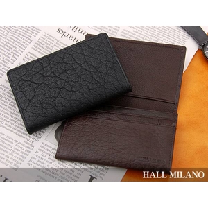 HALL MILANO(ハルミラノ) バッファロー名刺入 ダークブラウン