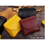 HALL MILANO(ハルミラノ) ミセスシリーズ二つ折り財布(BOX型) ブラック