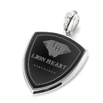 LION HEART(ライオンハート) Emblem/ペンダントトップ SV925 Onyx Cubic Zilconia