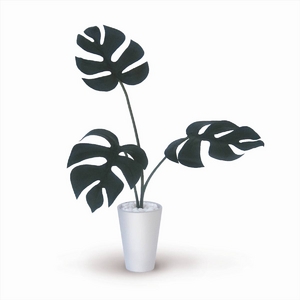 《人工観葉植物・造花》Monstera Deliciosa small/GR(モンステラ デリシオサ)