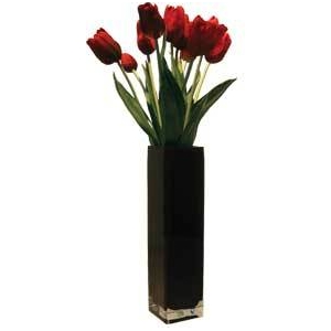 《造花・花瓶》F-style vase Tulip / Red（チューリップ/レッド） タイプ1 【サイズ H550mm】