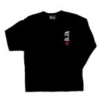 闘魂長袖Tシャツ「道」25214 ブラック3Lサイズ