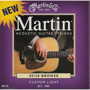 Martin（マーティン） アコースティックギター弦 M-175 3個セット 交換用