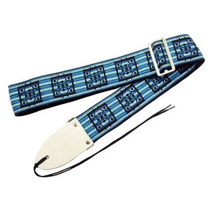  ギター用ベース用ストラップ 70年代ミュージシャン 愛用ストラップ(再現) Retrovibe Strap 1966 Blue ブルー