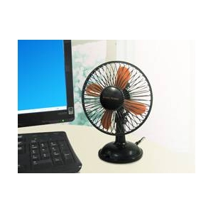 GREENHOUSE（グリーンハウス） USB首振り扇風機 GH-USB-FAN 乾電池でも使用可 レトロな首振り機能、上下の角度調整、弱強の2段階の風量選択機能付! クラシックブルーCB