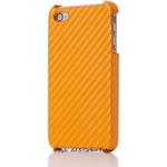 Ai-Style iPhone4 Carbon Look（ハードケース カーボンルック） 【Ai4-Carbon-Yellow】（イエロー）