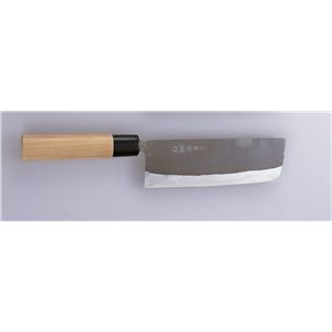 【包丁】【日本製】 大門屋 景綱作 黒打 菜切庖丁 DKT-W13