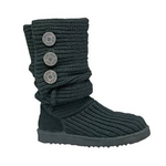 【UGG（アグ） AUSTRARIA】 ブーツ Classic Cardy Boots/BLACK★US6