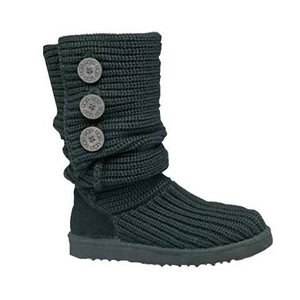 【UGG（アグ） AUSTRARIA】 ブーツ Classic Cardy Boots/BLACK★US7