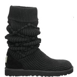 【UGG（アグ） AUSTRARIA】 ブーツ Classic Argyl Knit Boots/BLACK★US6