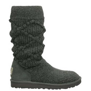 【UGG（アグ） AUSTRARIA】 ブーツ Classic Argyl Knit Boots/CHARCOAL★US6