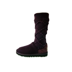 【UGG（アグ） AUSTRARIA】 ブーツ Classic Argyl Knit Boots/FIG★US7