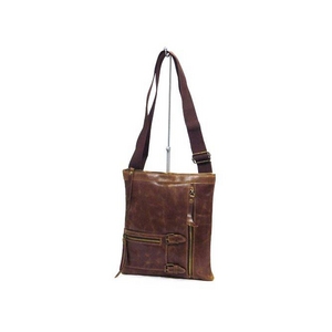 【正規品】Bolsos maridel（ボルソス マリデル） レザーショルダーバッグ 5487（BROWN）