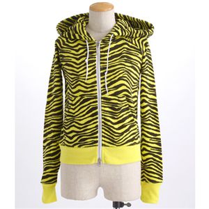 【JOYRICH】ジョイリッチ ゼブラパーカー yellowXS