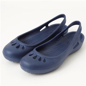 ☆crocs☆サボmalindi navyW6