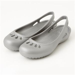 ☆crocs☆サボmalindi silverW8