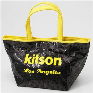 kitson(キットソン) ネオン スパンコール ミニトートバッグ Yellow