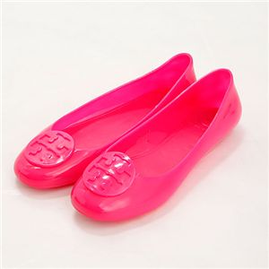 Tory Burch(トリーバーチ) ラバー バレエパンプス  ピンク 8(25.0cm相当)