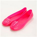 Tory Burch(トリーバーチ) ラバー バレエパンプス  ピンク 8(25.0cm相当)