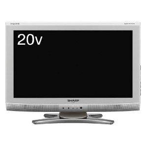 SHARP（シャープ） AQUOS（アクオス） 20V型デジタルハイビジョン液晶テレビ シルバー系 LC-20E6-S