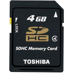 TOSHIBA SD-E004G4 （SDHCメモリーカード）