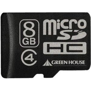 GREEN HOUSE GH-SDMRHC8G4C （microSDHCメモリーカード）