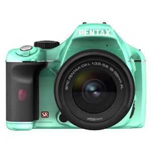 PENTAX K-x レンズキット ライトグリーン/ブラック 071 （デジタル一眼レフカメラ）