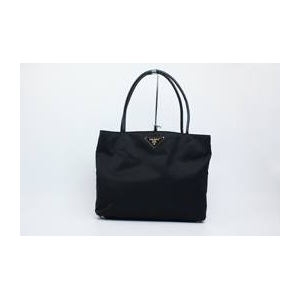 PRADA（プラダ） ショルダーバッグ ナイロン×エナメルコーティングレザー BR3854 NERO TESSUTO CITY