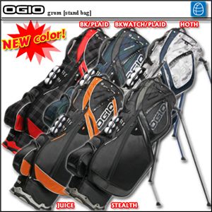 OGIO（オジオ） GROM（グローム） 軽量スタンド式キャディバッグ 109013 BK/PETROL 