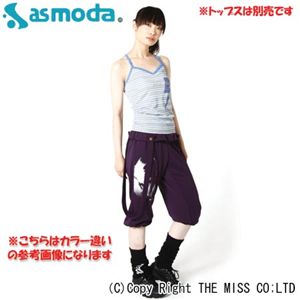 クリアランスセール★asmoda （エーエスモダ） BRUMAサスペンダー付カプリパンツ 9334-0461 BLK L