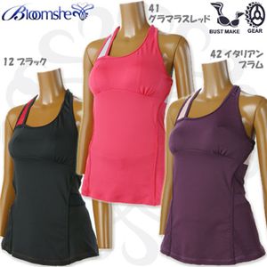 Bloomshe（ブルームス） バックプリーツチュニックタンク 6217 12ブラック M