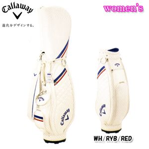 Callaway（キャロウェイ） ウィメンズ PU スポーツ キャディバッグ 10 8.5 WH/CHEPK 