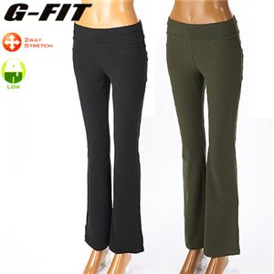 G-FIT（ジーフィット） 小尻効果ブーツカットパンツ GF-L969S K L